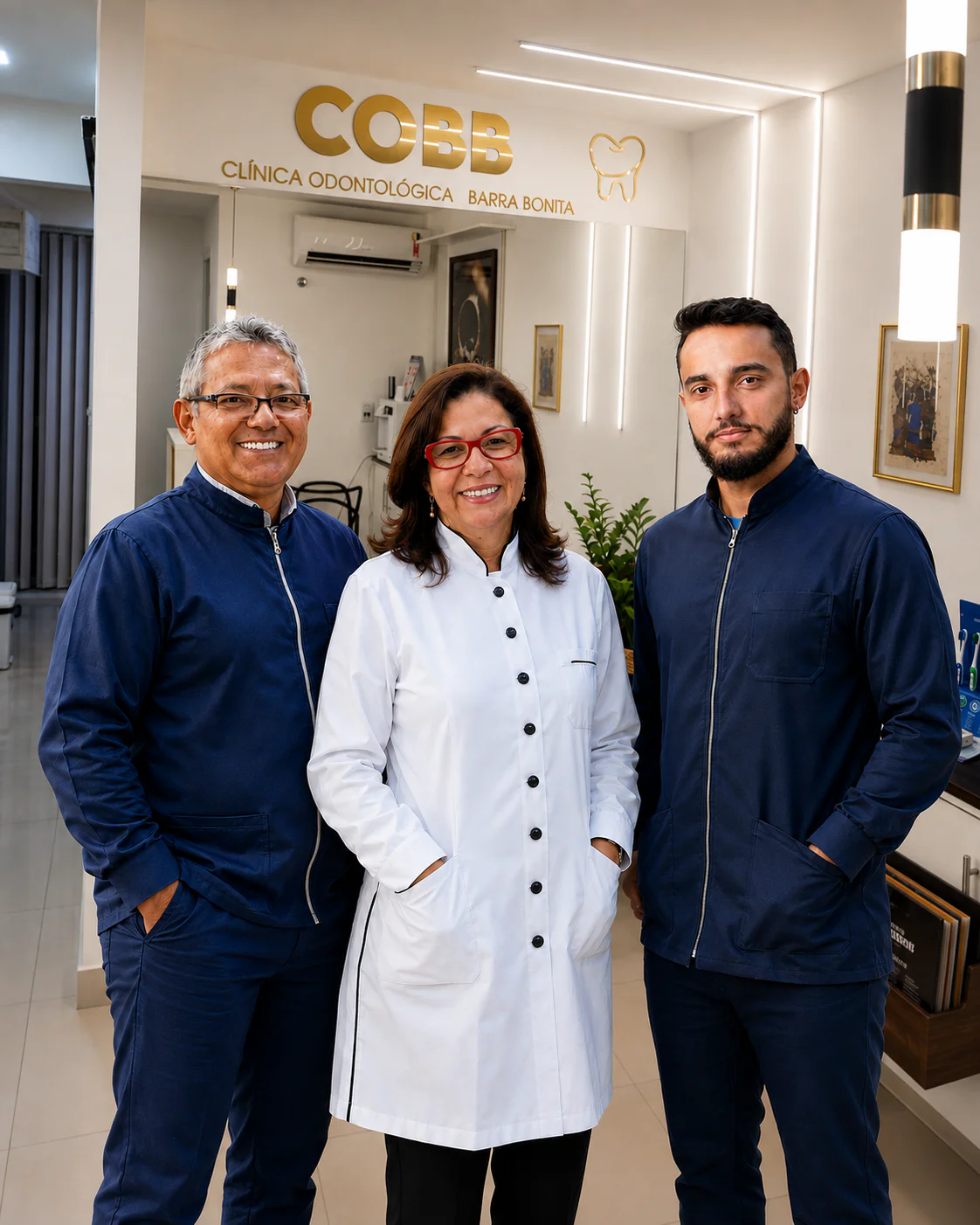 Equipe da Clínica Odontológica Barra Bonita no Recreio dos Bandeirantes