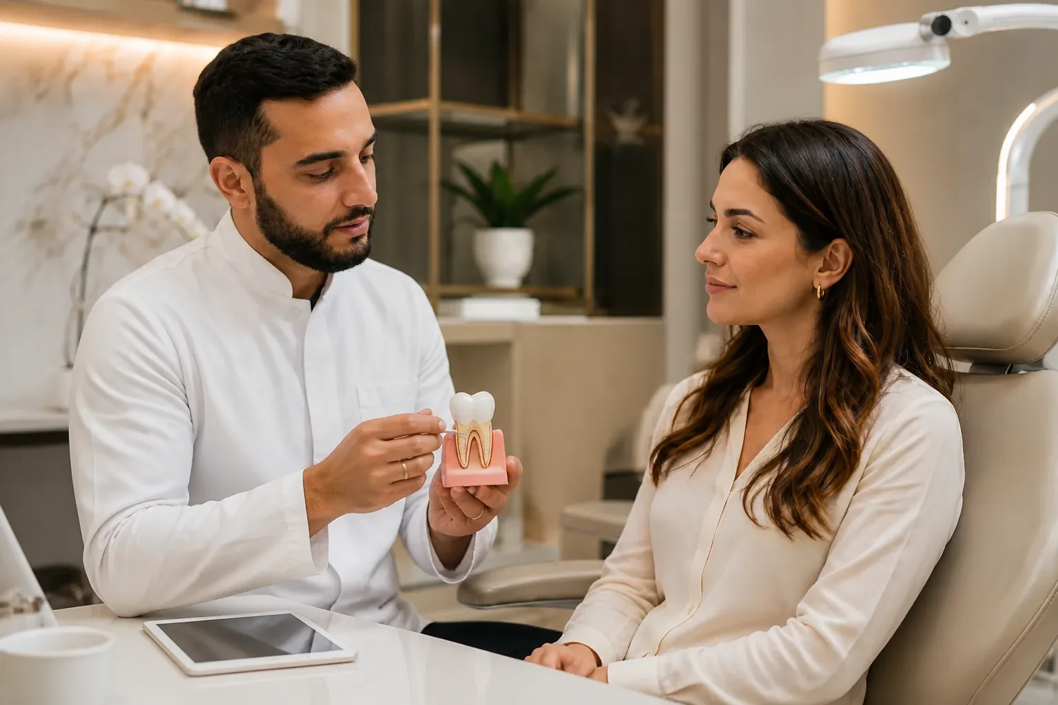 Planejamento para recuperar a estrutura dental